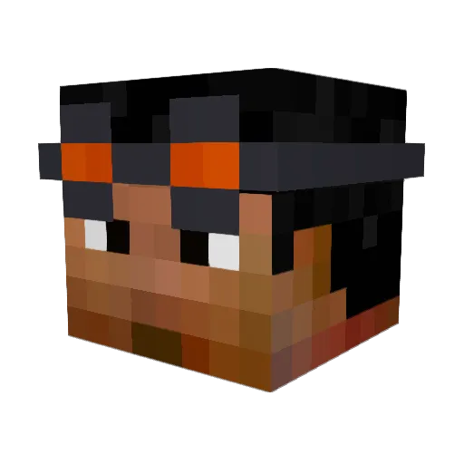 iMimix Minecraft avatar head, 3D render