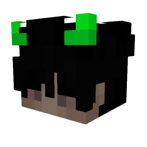iMinixD Minecraft avatar head, 3D render