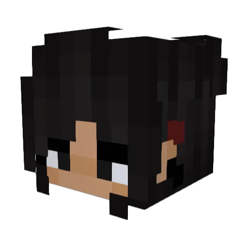 iMitsuh Minecraft avatar head, 3D render