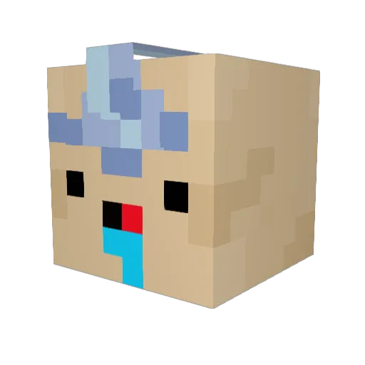 iMonThY Minecraft avatar head, 3D render