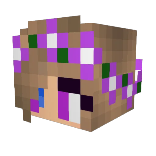 iMpCoco Minecraft avatar head, 3D render