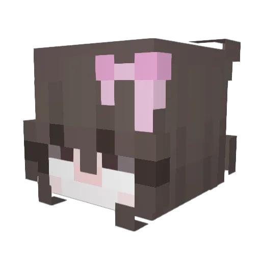 iMqrcy Minecraft avatar head, 3D render