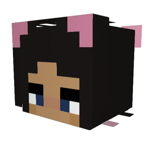 iMyjestic Minecraft avatar head, 3D render