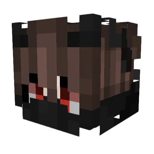 iN0_ob Minecraft avatar head, 3D render