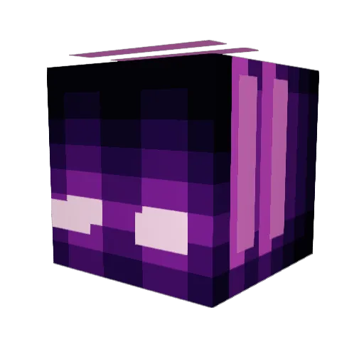 iNKSH Minecraft avatar head, 3D render