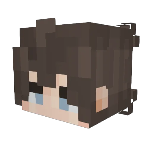 iNVERTED68 Minecraft avatar head, 3D render