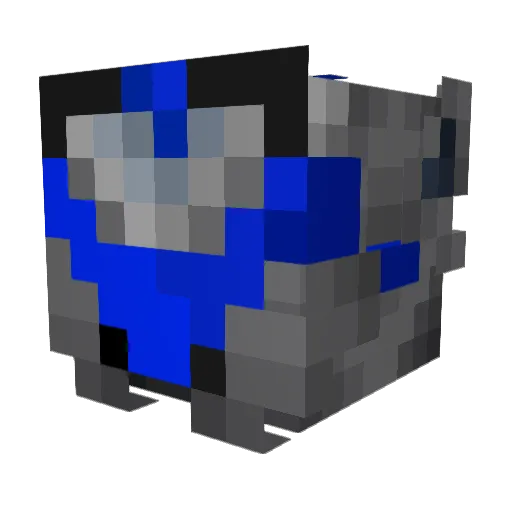 iNateMC Minecraft avatar head, 3D render