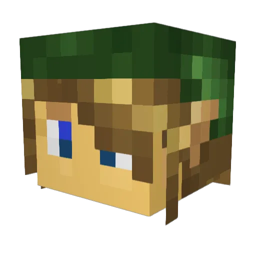 iNation94 Minecraft avatar head, 3D render