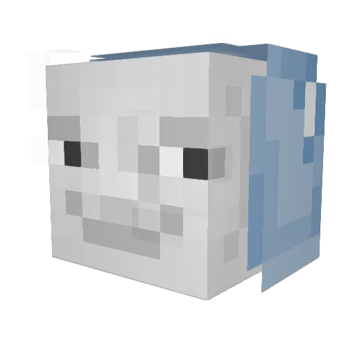 iNeedJesus666 Minecraft avatar head, 3D render