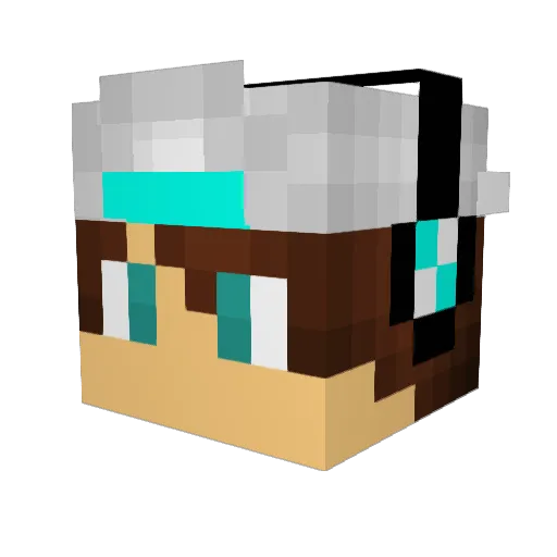 iNeeyzR Minecraft avatar head, 3D render
