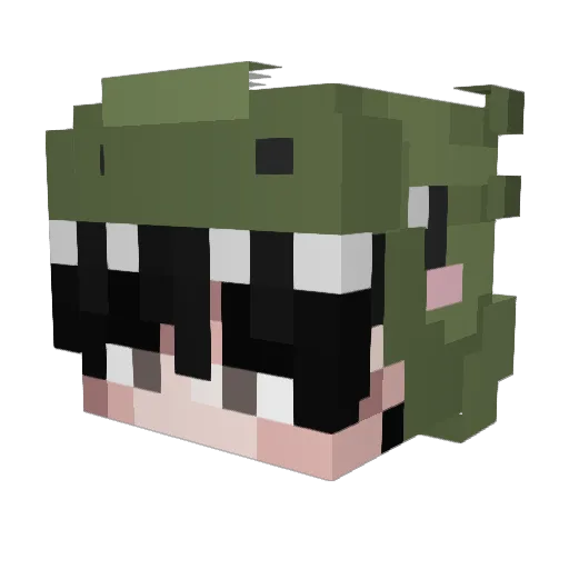 iNeitaMC Minecraft avatar head, 3D render