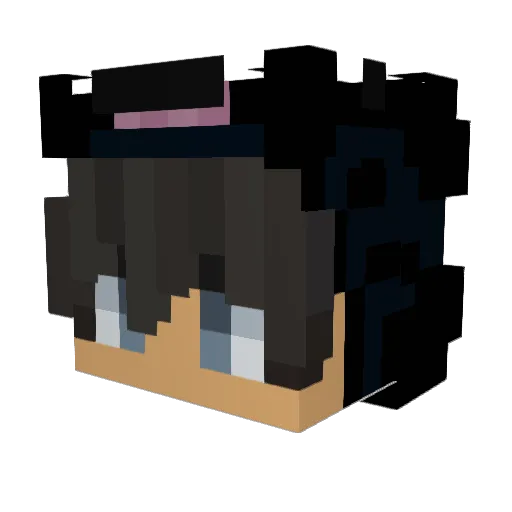 iNtErNaLRaGe2 Minecraft avatar head, 3D render