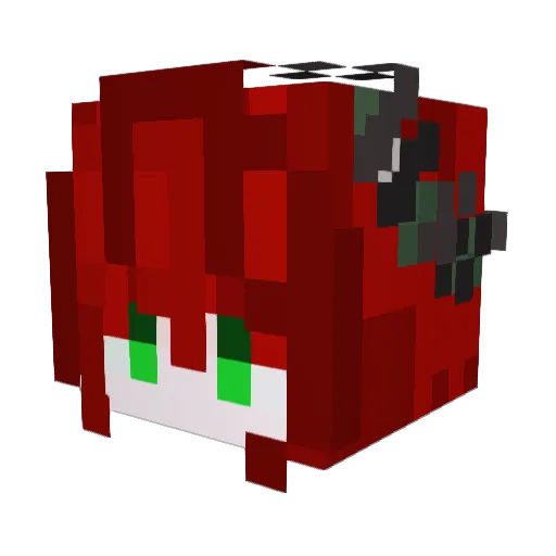 iNycode Minecraft avatar head, 3D render