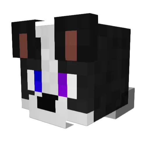 iNylo Minecraft avatar head, 3D render