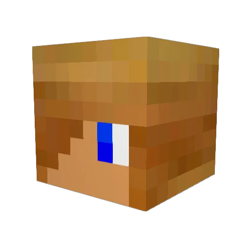 iOmegaXX Minecraft avatar head, 3D render