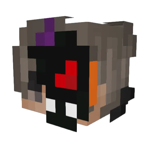 iPabliito_ Minecraft avatar head, 3D render