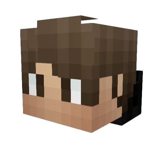 iPegisteri Minecraft avatar head, 3D render