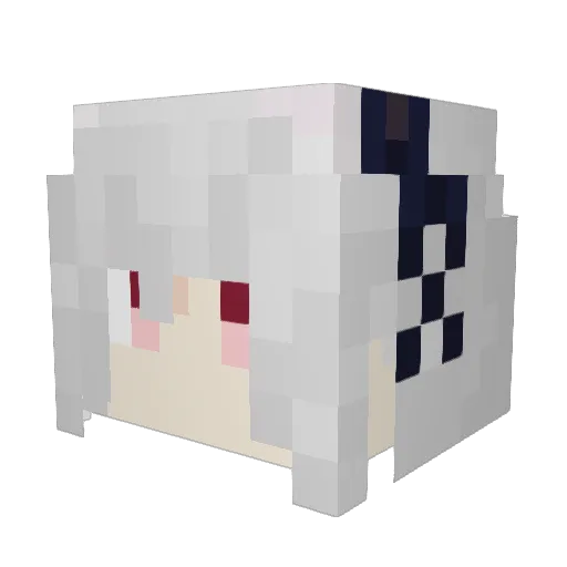 iPhone_Breaker Minecraft avatar head, 3D render