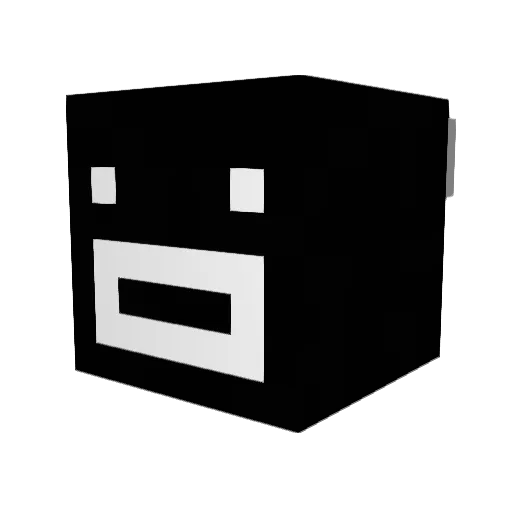 iPool25 Minecraft avatar head, 3D render