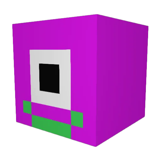 iProZzXx Minecraft avatar head, 3D render