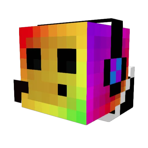 iPuug23 Minecraft avatar head, 3D render
