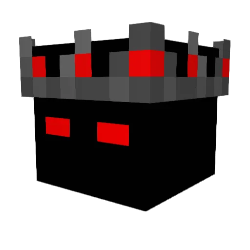iQuedz Minecraft avatar head, 3D render