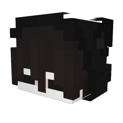 iRavager_ Minecraft avatar head, 3D render