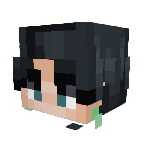 iRazii Minecraft avatar head, 3D render