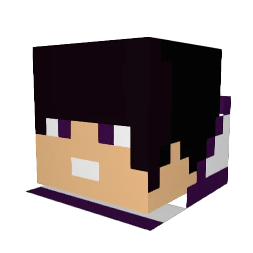 iReaZz Minecraft avatar head, 3D render