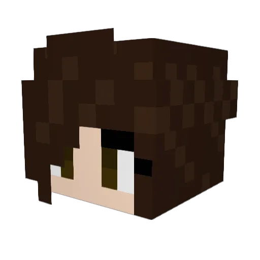 iRealZOfficial Minecraft avatar head, 3D render