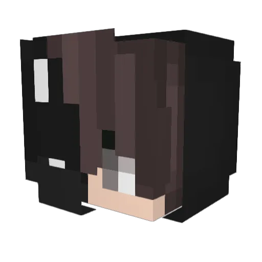 iReasedd Minecraft avatar head, 3D render