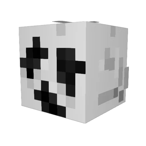 iRemixIt Minecraft avatar head, 3D render