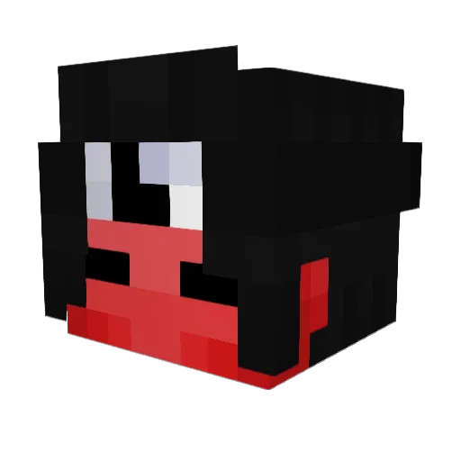 iRetray_ Minecraft avatar head, 3D render