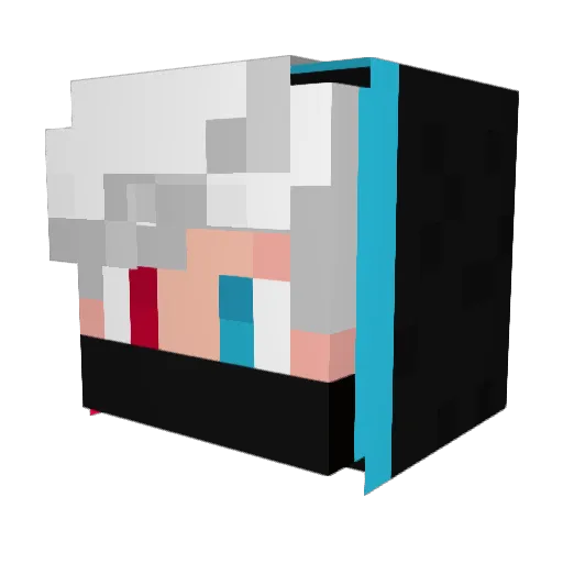 iRexpZ Minecraft avatar head, 3D render