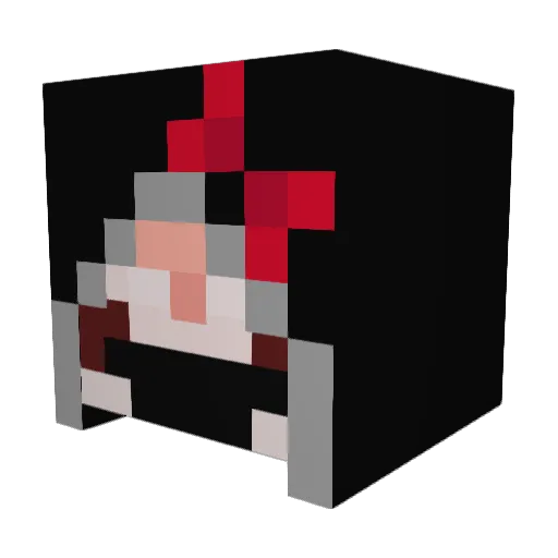 iRhaonnor Minecraft avatar head, 3D render