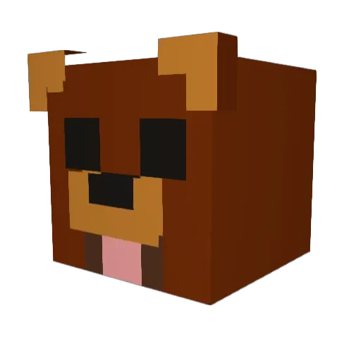 iRichMx Minecraft avatar head, 3D render
