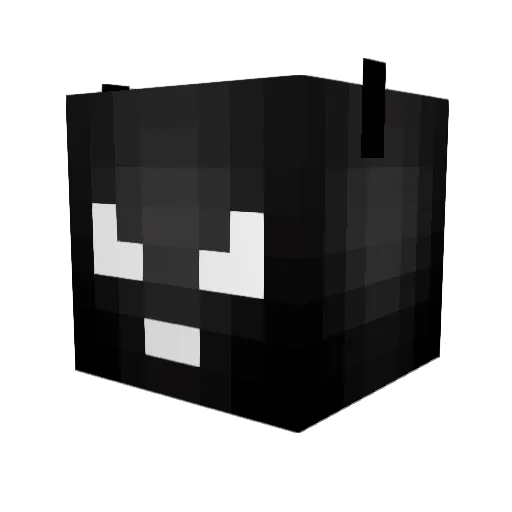 iRiiNG Minecraft avatar head, 3D render