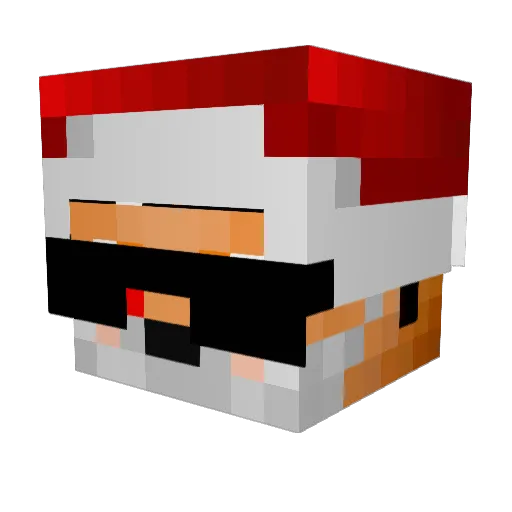 iRizonPvP Minecraft avatar head, 3D render