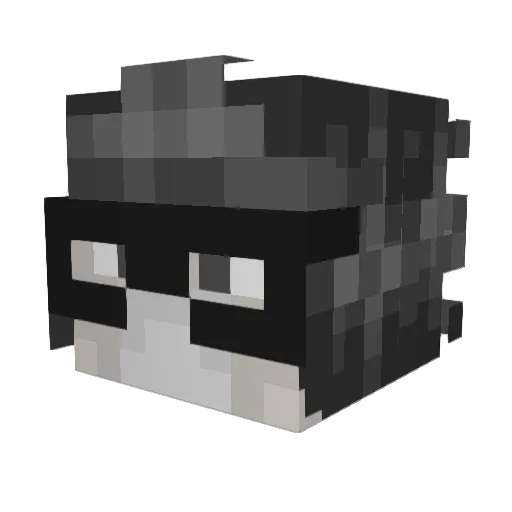 iRodriPvP_ Minecraft avatar head, 3D render