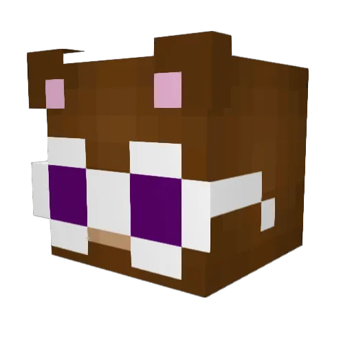 iRraay Minecraft avatar head, 3D render