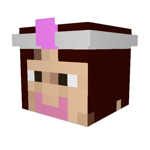 iRule2012 Minecraft avatar head, 3D render