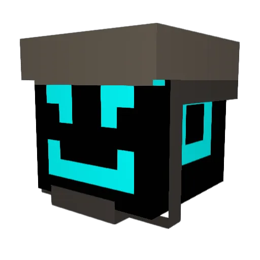 iRxoT Minecraft avatar head, 3D render