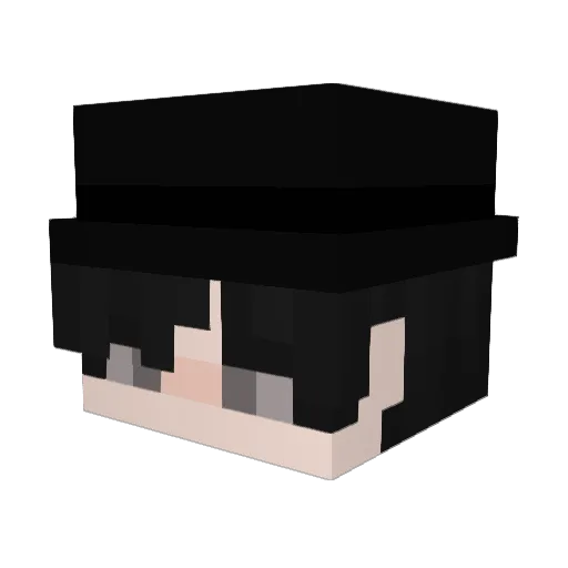 iRzxx Minecraft avatar head, 3D render