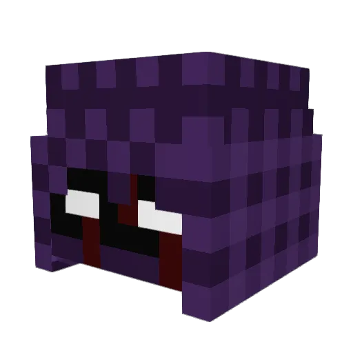 iS4nx Minecraft avatar head, 3D render