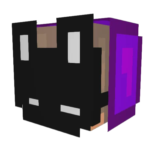 iSH4RPz Minecraft avatar head, 3D render
