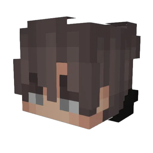 iSabbath Minecraft avatar head, 3D render
