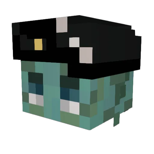 iSadify Minecraft avatar head, 3D render