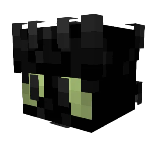 iSaintX Minecraft avatar head, 3D render