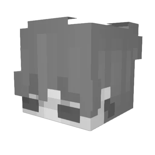 iSanrio Minecraft avatar head, 3D render