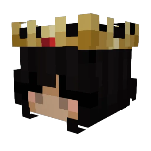 iSarahVan Minecraft avatar head, 3D render